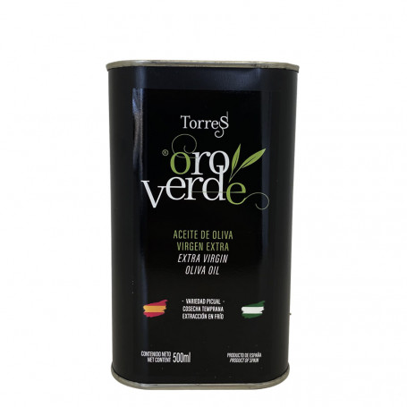 Torres Oro Verde - Temprano - Picual - Lata 500 ml