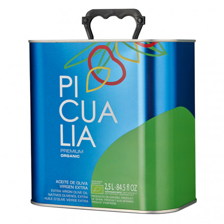 Picualia - Premium - Organic - Picual -Lata 2,5 L