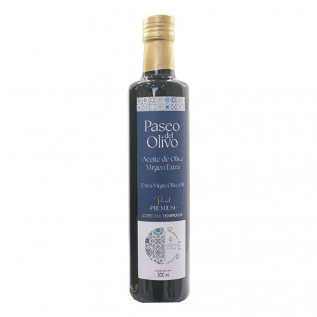 Paseo del Olivo - Cosecha Temprana - Picual - Botella 500 ml