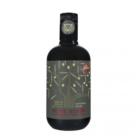 Verde Divino - Cosecha Temprana - Picual - Botella 500 ml