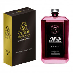 Verde Esmeralda - Pink Ruby - Hojiblanca - Estuche Botella 500 ml